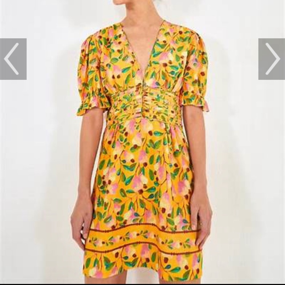 Farm Rio Mini Cashew Dress Size Small